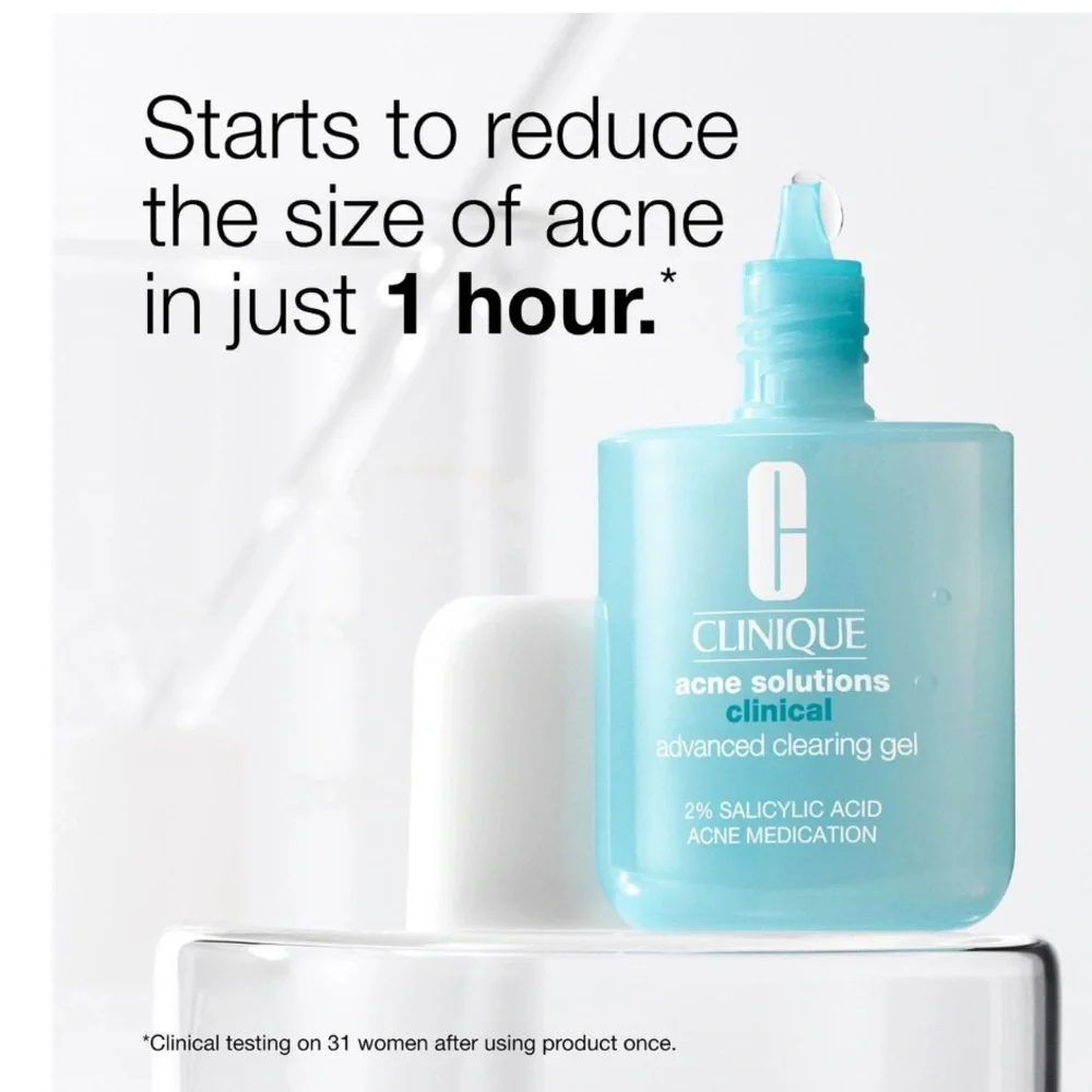 CLINIQUE Acne Solutions Clinical Advanced Clearing Gel Travel Sample Size 0.1oz